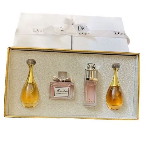 dior women's perfume gift set|christian dior perfume miniature sets.